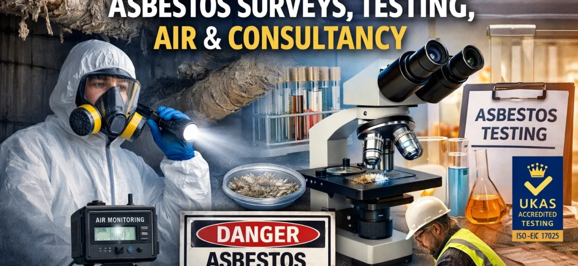 Expert UKAS Accredited Asbestos Surveys, Testing, Air & Consultancy img