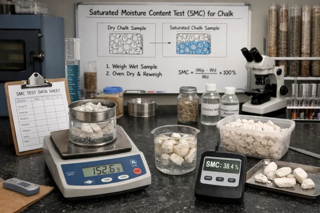 Geotechnical Saturated moisture content of chalk (SMC) test img