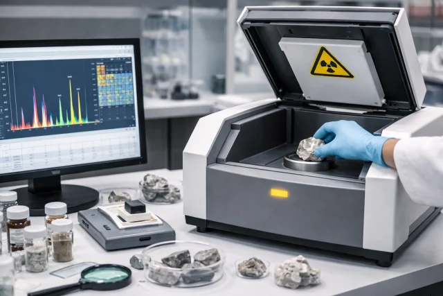 Summary of X-Ray fluorescence (XRF) Analysis lab scene img 2