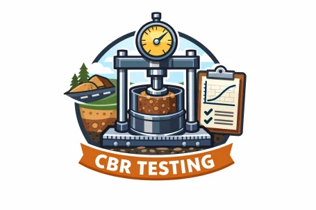 California Bearing Ratio (CBR) testing geotechnical icon