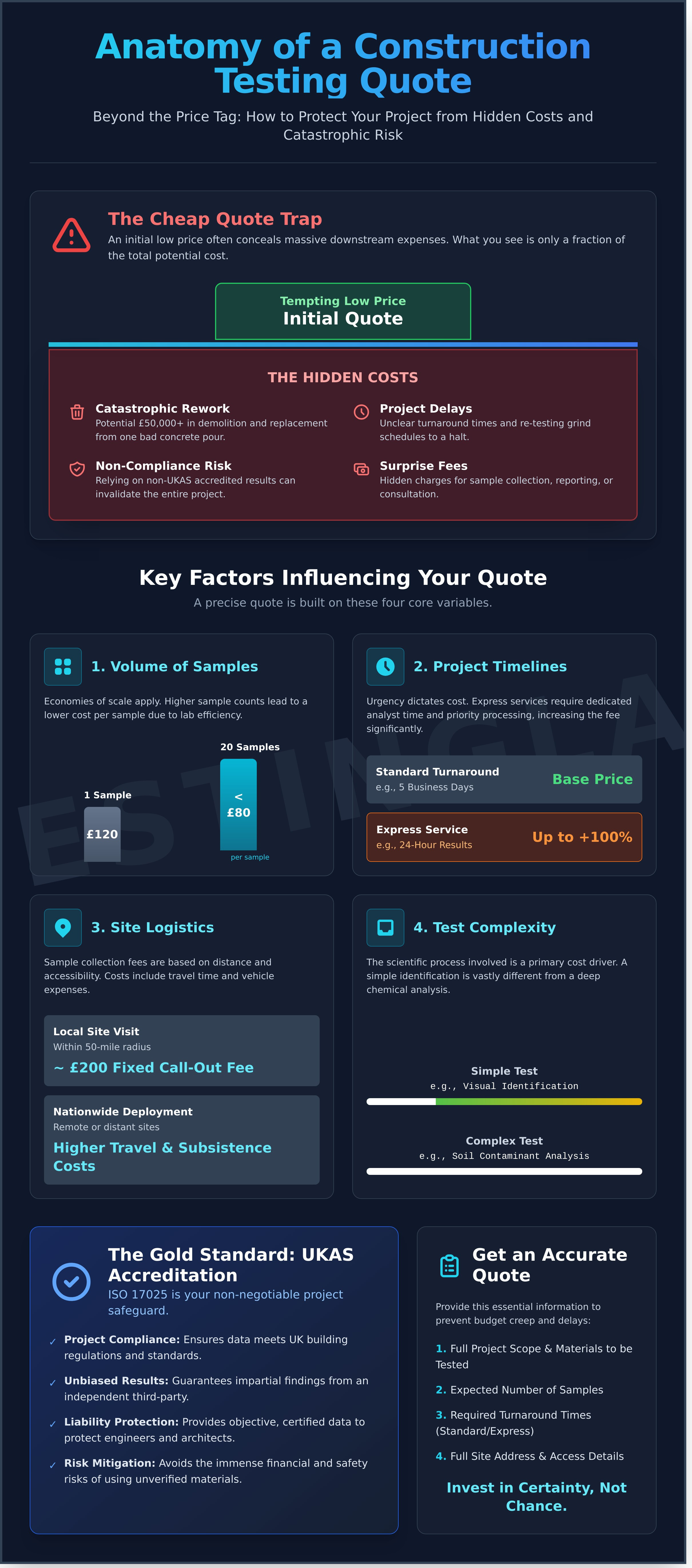Construction Testing Lab Quote: A Professional Guide to Pricing & Compliance