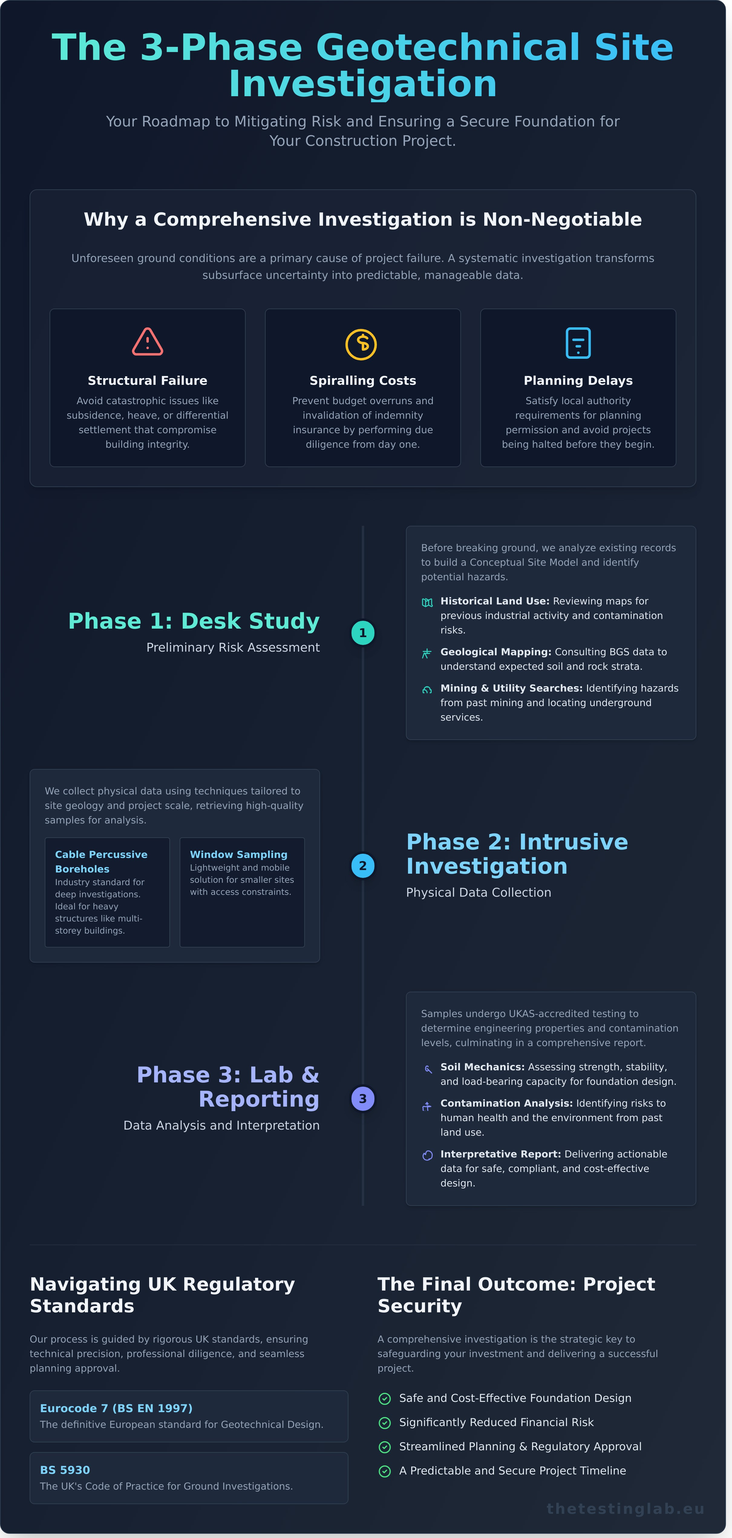Geotechnical Site Investigation: The Ultimate Guide to Risk Management & Compliance
