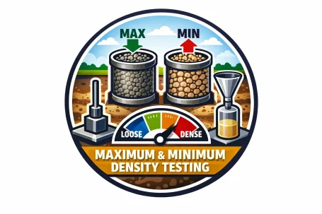 Maximum and Minimum Density testing Geotechnical icon