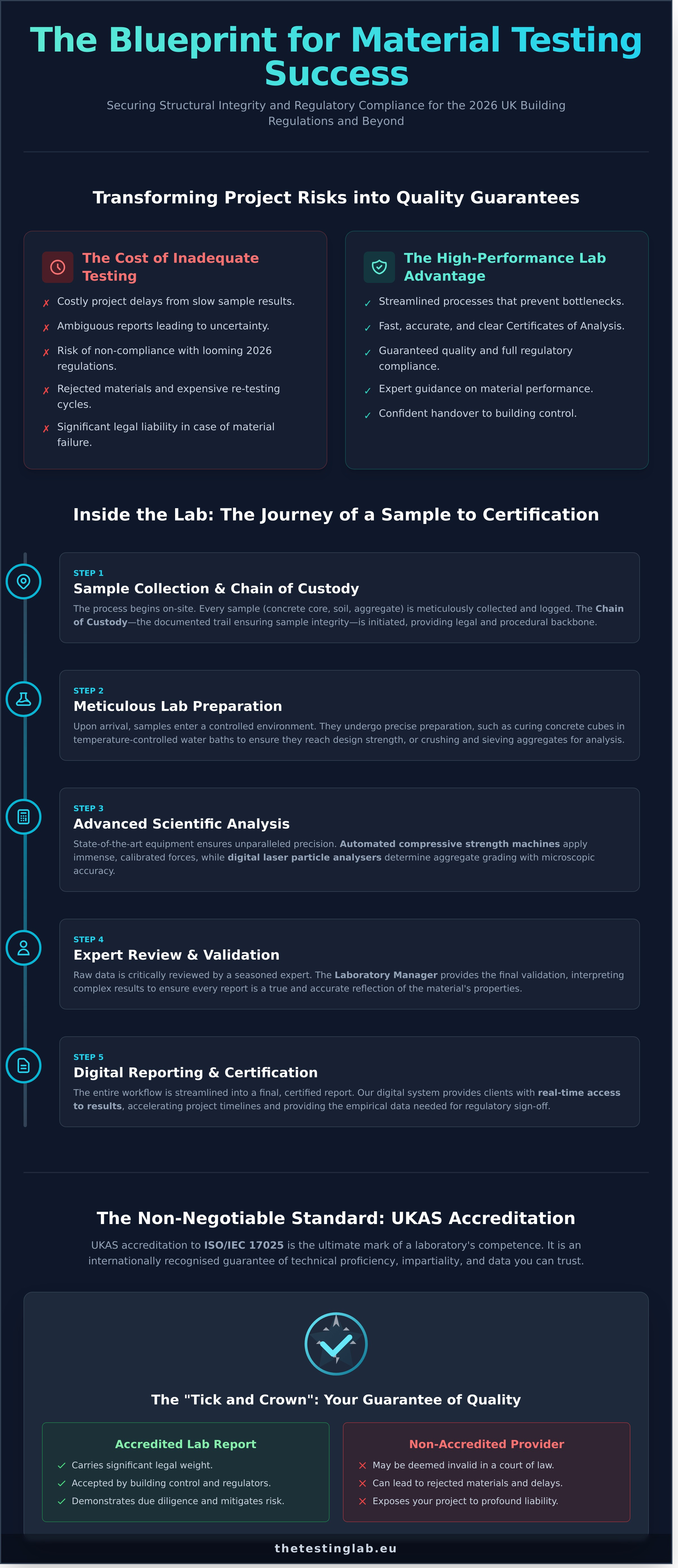 The Definitive Guide to Construction Material Testing Laboratories in 2026