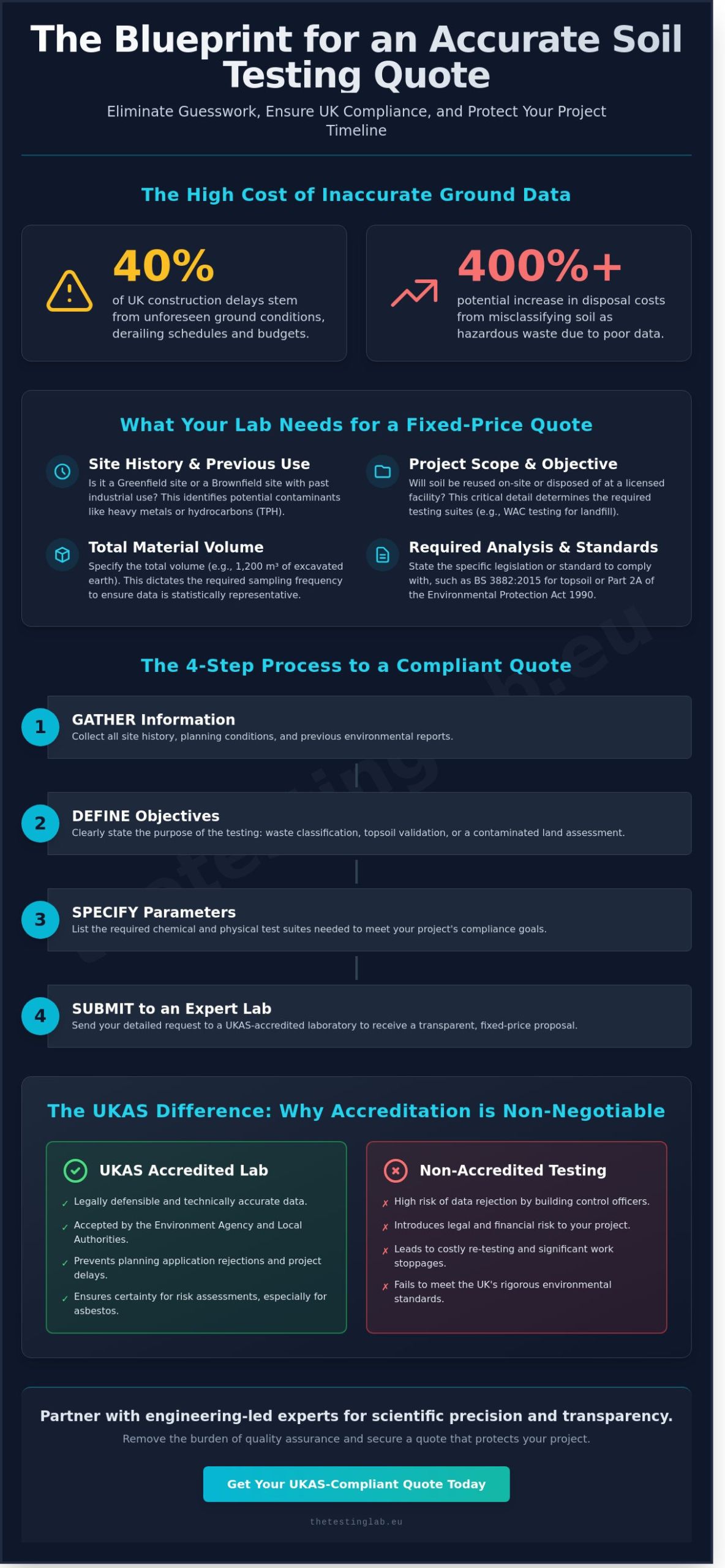 How to Get a Quote for Soil Testing: The Professional UK Guide