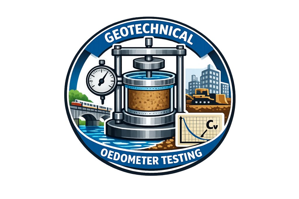Oedometer Testing Geotechnical icon