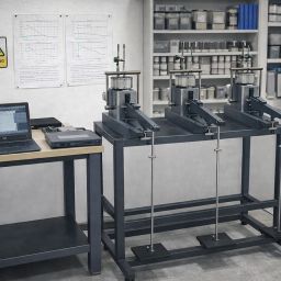 Oedometer Testing Geotechnical lab scene img v3