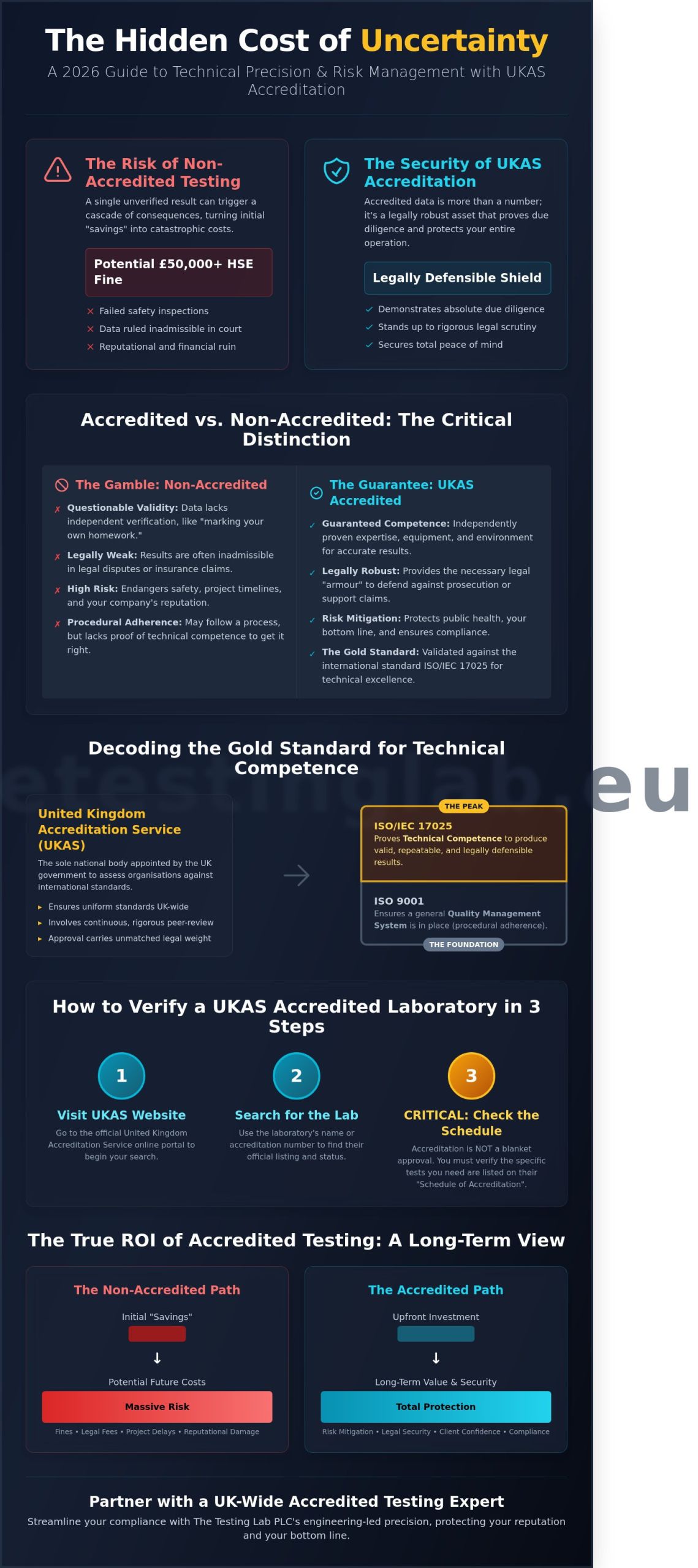UKAS Accredited Laboratory: The Definitive Guide to Compliance and Testing in the UK (2026)
